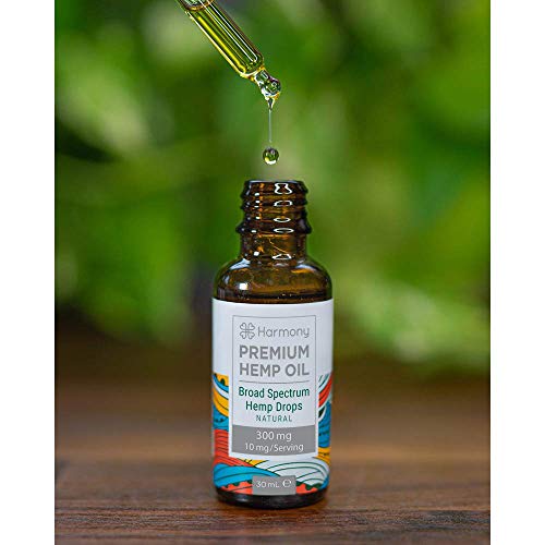 Harmony Hemp Oil Aceite de Cáñamo - 1000 mg en 30 ml - Amplio Espectro - Aroma Natural