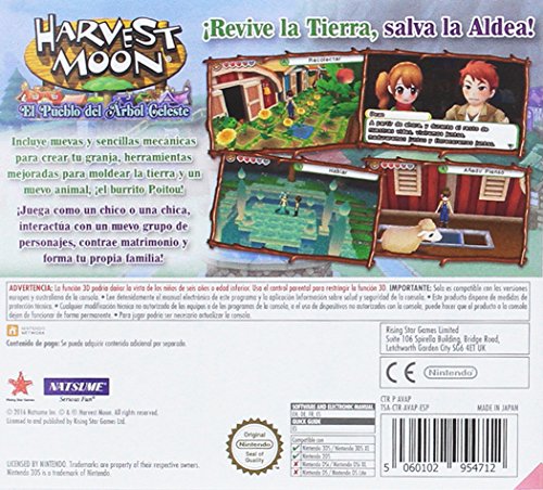 Harvest Moon: El Pueblo De Los Árboles Celestes