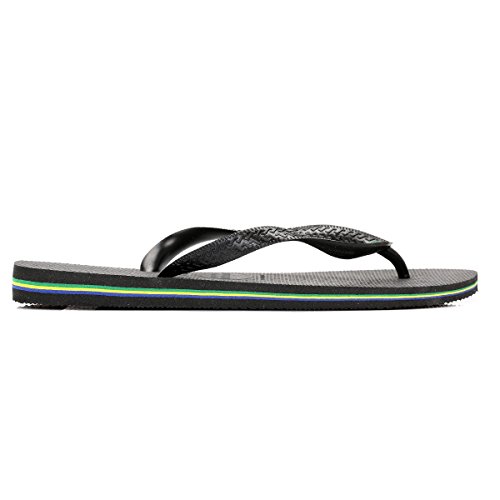 Havaianas Brasil Chanclas Unisex Adulto, Negro (Black 0090), 39/40 EU