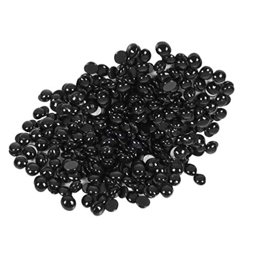 Healifty Frijoles de Cera Depilación Indolora Perlas de Cera Dura sin Tiras Perlas Depilatorias Perlas de Pelo - 300 G (Negro)