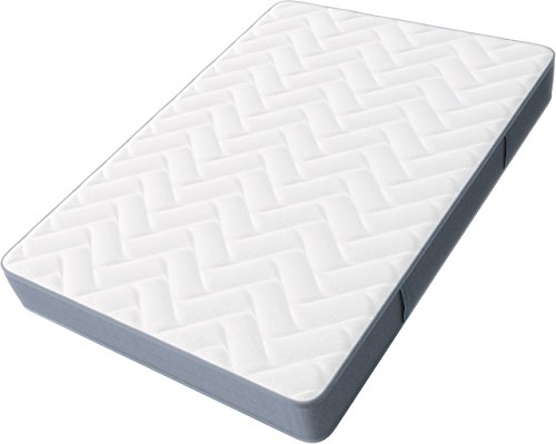 Hilding Sweden Pure Twocore colchón ortopédico mediano de 7 zonas para todo tipo de sueño (H2&H3) / 200 x 100 x 22 cm Colchón de Espuma Fría, Blanco y Gris