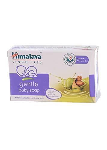 Himalaya Jabon Hidratante Bebe con Aceite de Olvia y Aceite de Alemdnra, 70 g