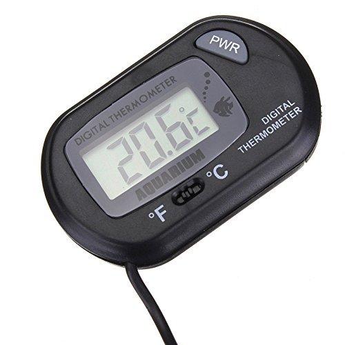 Hosaire Termómetro de Agua Digital LCD Tanque de Peces para el terrario Acuario Vivarium -50 ~ + 70 ℃