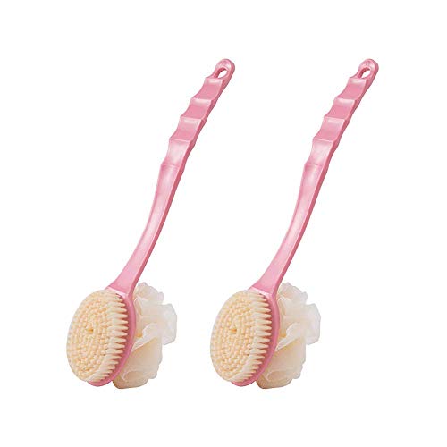 HRSS 2 Piezas de fregado rtifct BrushSoft Ducha Cepillo de Doble Cara Cepillo for Clening El BCK