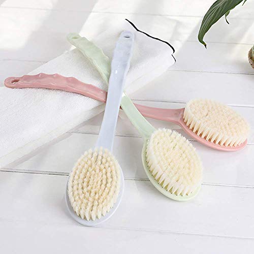 HRSS 5 PCS Cepillo de Plstic Largo Hndle ShowerScrubber Cepillo for Exfolite fregado rtifct