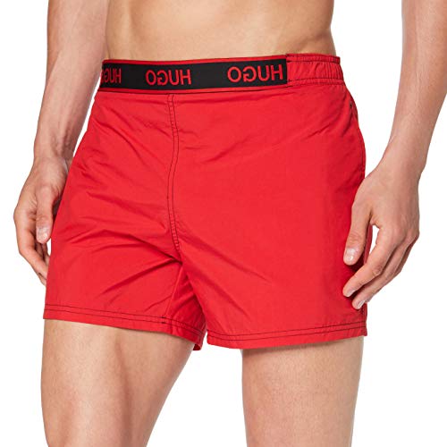 HUGO Abaco, Pantalones cortos Hombre, Rojo (Open Red 693), Small