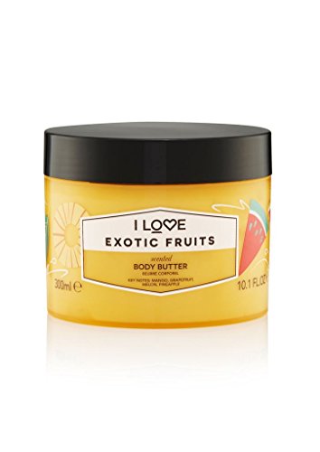 I Love Signature Exotic Fruit Body Butter Conatins Regenerating & Nourishing Shea Butter, Moisturising & Non Greasy 300ml