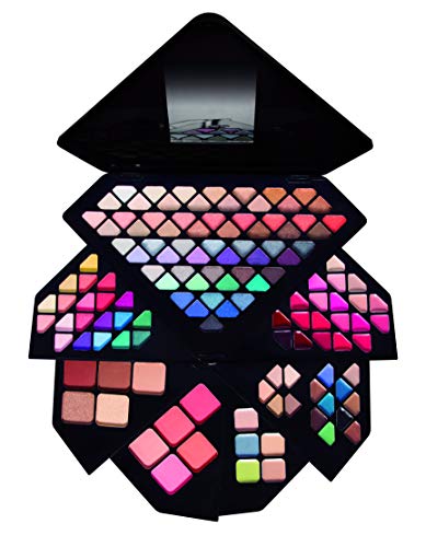 IDC COLOR Magic Studio Diamond Palette, Paleta de maquillaje (Rojo, Holográfico) - 1 unidad