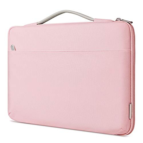 Inateck Funda para Portátiles Maletín de Ordenador Compatible con 14 Pulgadas Portátiles y MacBook Pro 2019/2018/2017/2016(A1990/A1707), 15 Surface Laptop 3 Manga Bolsa Blanda, Rosado