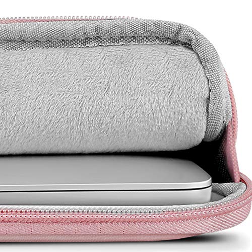 Inateck Funda para Portátiles Maletín de Ordenador Compatible con 14 Pulgadas Portátiles y MacBook Pro 2019/2018/2017/2016(A1990/A1707), 15 Surface Laptop 3 Manga Bolsa Blanda, Rosado