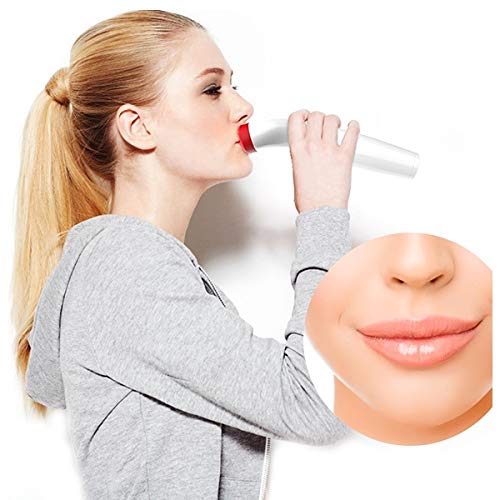 Instrumento de belleza Dispositivo automático de regordete eléctrico de labios Más grande Labios más gruesos más gruesos para mujeres Ancient vine green (Color : Milk White)