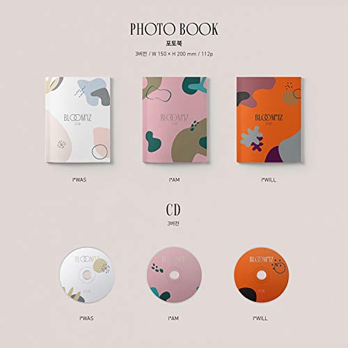 IZONE 1st Album - BLOOM*IZ [ I*WAS ver. ] CD + Photobook + IZ*one Cards + Photocards + AR Card + Post Card + Mini Card + OFFICIAL POSTER + FREE GIFT