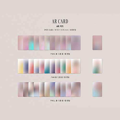 IZONE 1st Album - BLOOM*IZ [ I*WAS ver. ] CD + Photobook + IZ*one Cards + Photocards + AR Card + Post Card + Mini Card + OFFICIAL POSTER + FREE GIFT