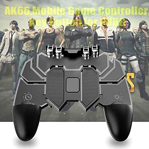 JJSFJH Controladores de PC Gamepads estándar Gamepad Seis dedo del botón móvil Controlador de juego de artefactos de juegos gratuitos for tecla de disparo Joystick Gamepad L1 R1 disparador de envío di