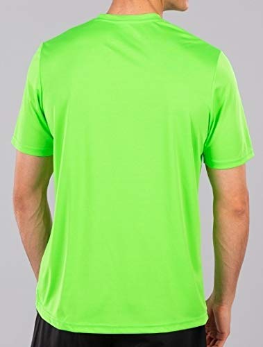 Joma Combi Camiseta Manga Corta, Hombre, Verde (Fluor), XL