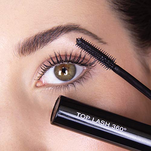 Jorge de la Garza Makeup Top Lash 360º Máscara 3D (Negro)