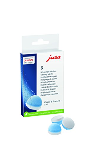 Jura 62715 - Pastillas de limpieza para el grupo de café, embalaje puede variar