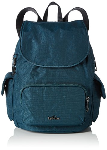 Kipling - City Pack S, Mochilas Mujer, Grün (Deep Teal), 27x33.5x19 cm (B x H T)