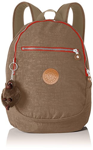 Kipling CLAS CHALLENGER, Mochila para Mujer, Marrón (True Beige C), 26x36x21 cm