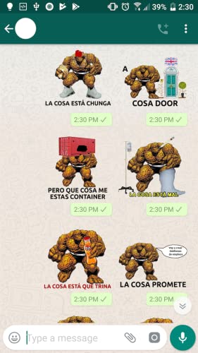 La Cosa Stickers for WhatsApp