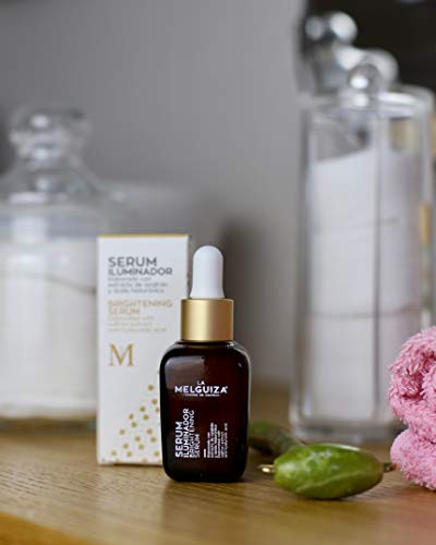 LA MELGUIZA - Sérum Facial concentrado anti envejecimiento Iluminador elaborado con ácido hialurónico, extracto de azafrán, vitamina E