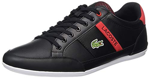 Lacoste Chaymon 0120 2 CMA, Zapatillas para Hombre, Noir Blk Red, 42.5 EU