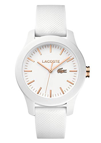 Lacoste Reloj Analógico para Mujer de Cuarzo con Correa en Caucho 2000960