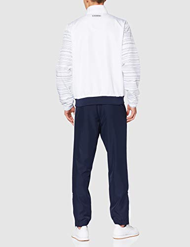 Lacoste Sport Wh8648 Conjunto Ropa Deportiva, Blanco (Blanc/Marine/Lierre/Marin 2dg), Medium (Talla del Fabricante: 4) para Hombre