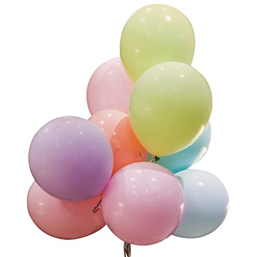 LAKIND Globos pastel de látex para bodas, fiestas de cumpleaños y decoración El paquete de 100