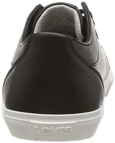 Levi's Woods, Zapatillas para Hombre, Negro (Noir Regular Black), 41 EU