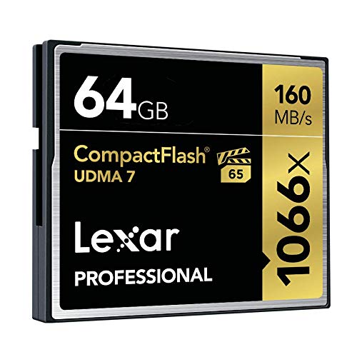 Lexar Professional - Tarjeta de memoria CompactFlash 1066x de 64 GB