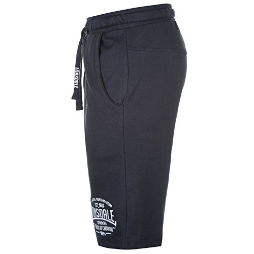 Lonsdale - Pantalones cortos ligeros, tipo bóxer, para hombre Azul azul marino 50