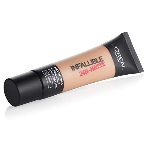 L’Oréal Infalible 24H Matte, Base de maquillaje, 30 Honey, 35 ml