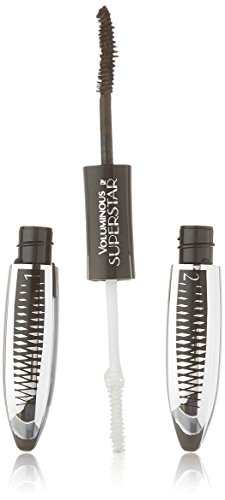 L'Oreal Paris Cosmetics Voluminous Superstar Washable Mascara, Black Brown, 0.41 Fluid Ounce by L'Oreal Paris