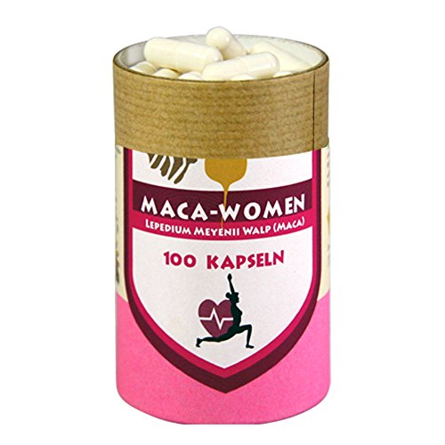 Maca Woman 100 cápsulas original del Peru, cápsula contiene maca y Yams. Polvo puro de la raíz de maca superio. Especialmente diseñado para mujeres