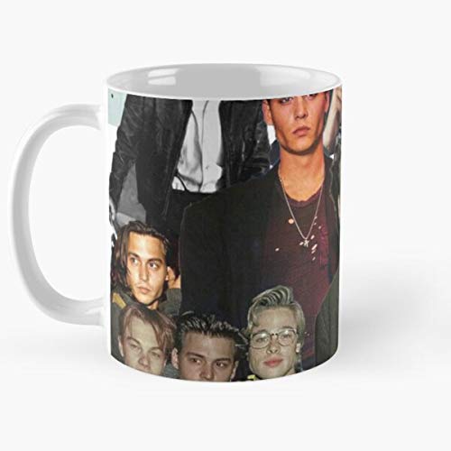 Mad Tim Jack Depp Captain Scissorhands Burton Edward Sparrow Johnny Hatter La Mejor Taza de café de cerámica Blanca de 11 oz