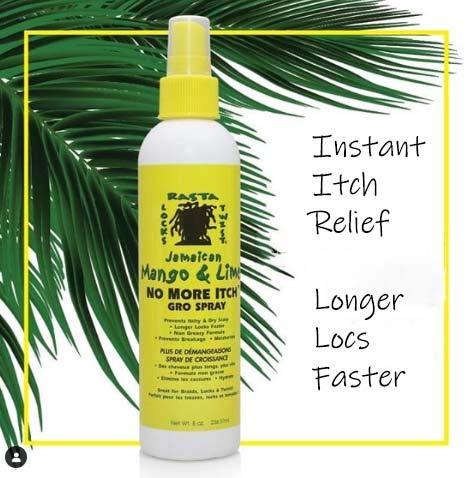 Mango Lime  Rastas Itch Gro Spray 10Oz