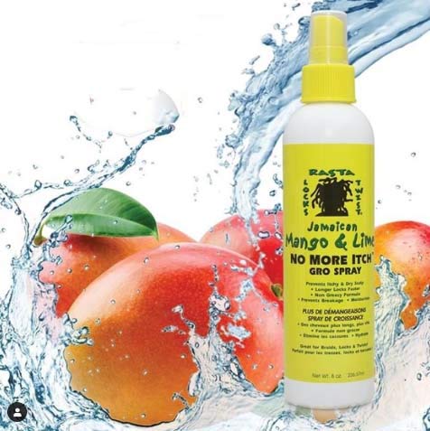 Mango Lime  Rastas Itch Gro Spray 10Oz