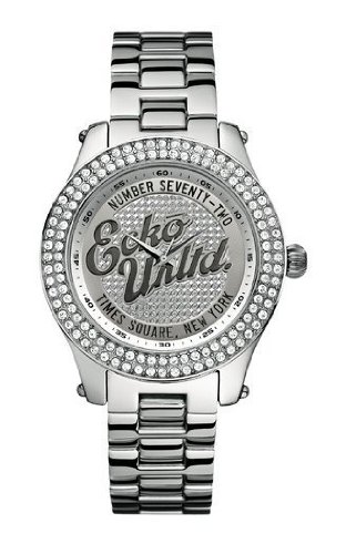 Marc Ecko Reloj Análogo clásico para Mujer de Cuarzo con Correa en Acero Inoxidable E13598M1