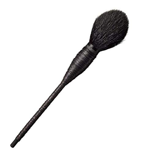 Marca Pelo de cabra 100% Yachiyo Kabuki Brush 27# colorete en polvo Fundación maquillaje pinceles kit pinceis maquiagem, Negro