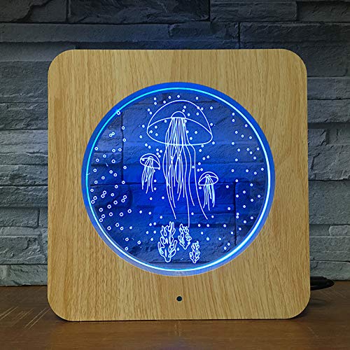 Marco de Fotos de natación luz de Noche de plástico lámpara Personalizada lámpara de Mesa niños Color Regalo decoración del hogar