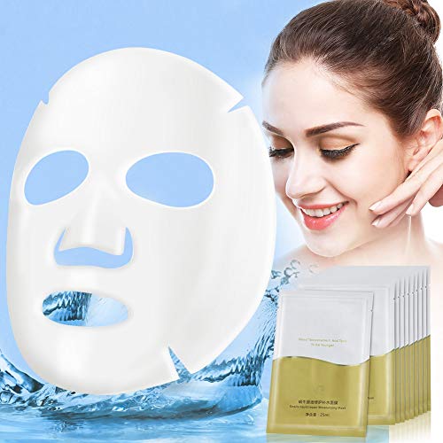 Mascarilla hidratante con extracto de caracol, mascarilla facial reparadora hidratante, protección cutánea - 10 u.