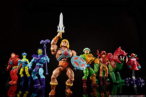 Masters of the Universe Origins Battle Cat, figura de acción para niños y niñas +6 años (Mattel GNN70)