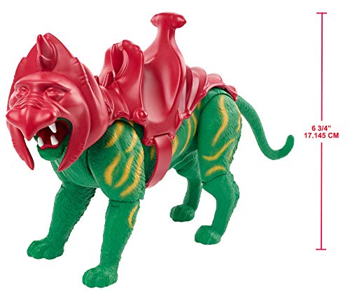 Masters of the Universe Origins Battle Cat, figura de acción para niños y niñas +6 años (Mattel GNN70)