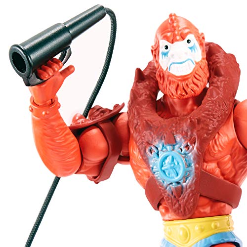 Masters of the Universe Origins Beast Man, figura de acción para niños y niñas +6 años (Mattel GNN92)