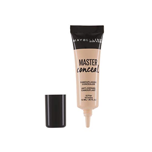 Maybelline New York - Corrector de Imperfecciones Alta Cobertura Master Conceal Tono 10 Fair Pieles Muy Claras - 12 ml