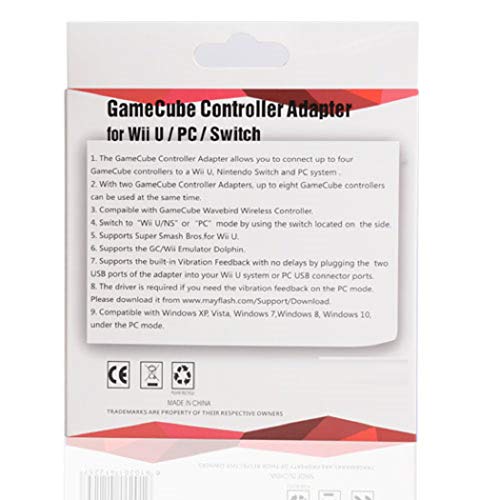 Mayflash - GameCube Controller Adapter (Nintendo Wii U, Nintendo Switch, PC)