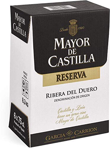 Mayor de Castilla Reserva - Vino Tinto D.O Ribera del Duero, Pack de 3 x 750 ml