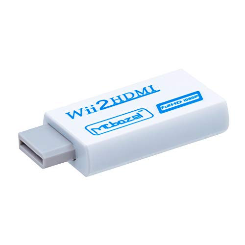 Mcbazel Wii a HDMI Converter, convertidor de Adaptador de Video Full HD 1080P con Audio de 3.5mm