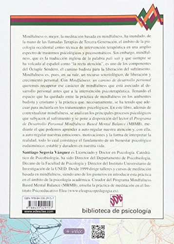 Mindfulness Un Camino De Desarrollo Pers: 218 (Biblioteca de Psicología)